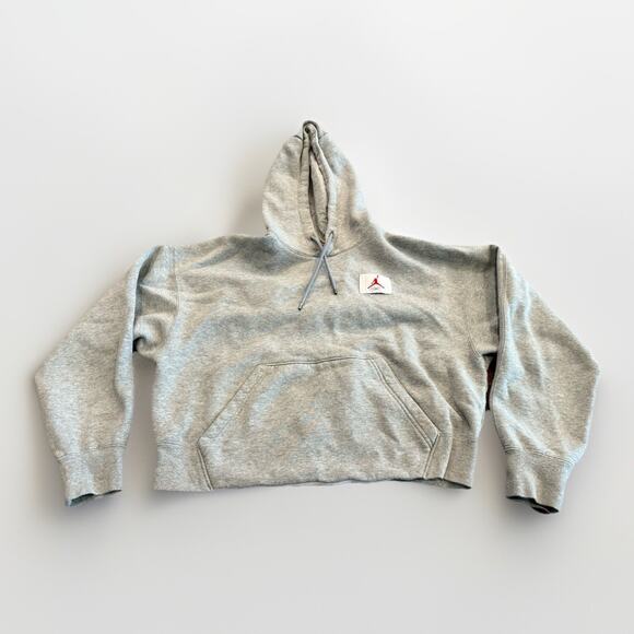 Jordan Tops - Nike Air Jordan Womens GrayFlight Pullover Hoodie Size S SMALL CV7737-063